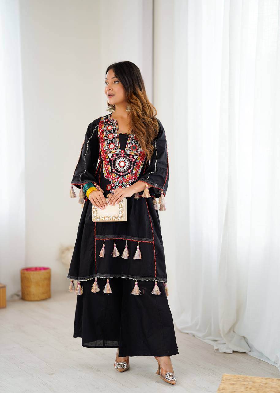 2-Piece Stylish Ensemble: Includes a well-fitted top and coordinated bottom