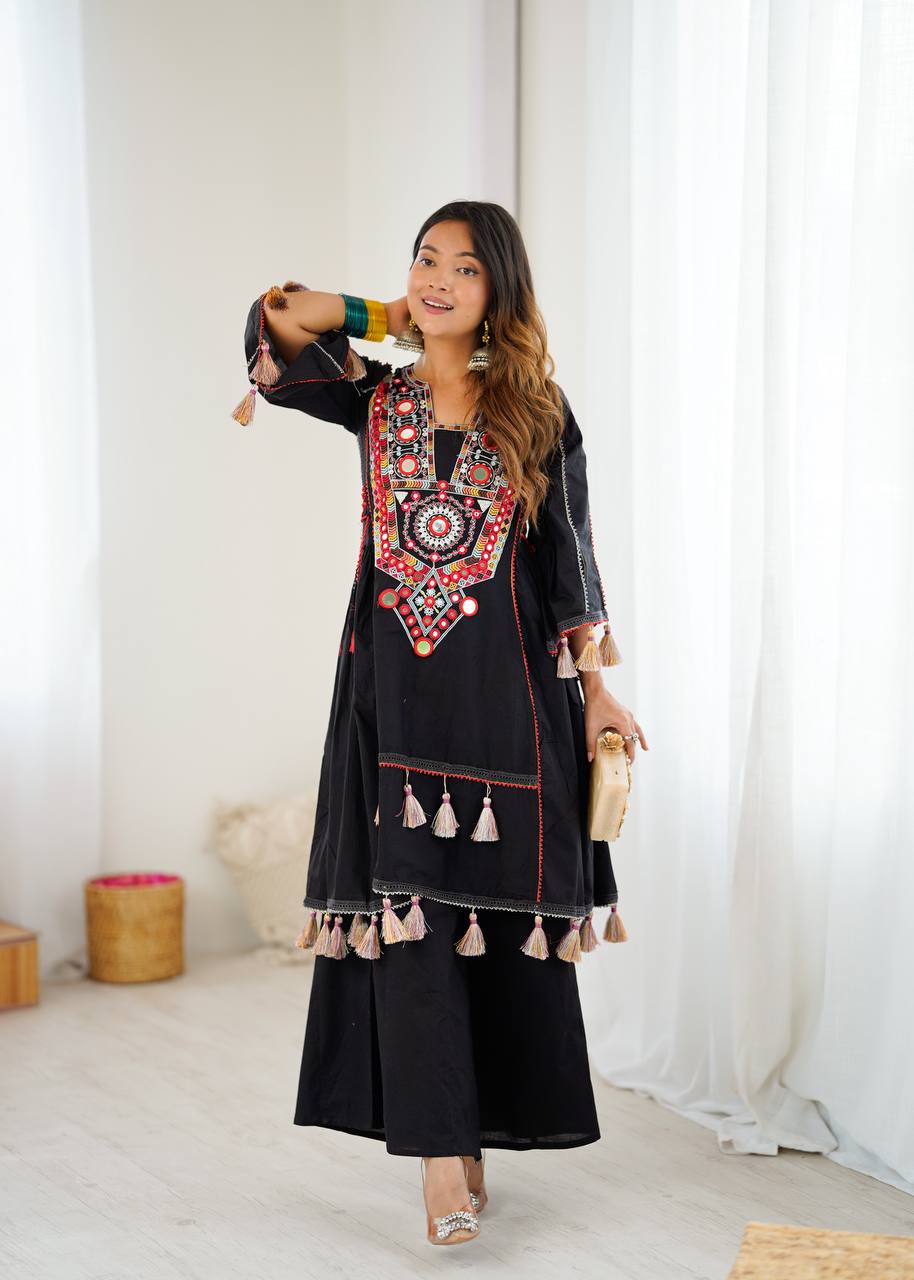 2-Piece Stylish Ensemble: Includes a well-fitted top and coordinated bottom