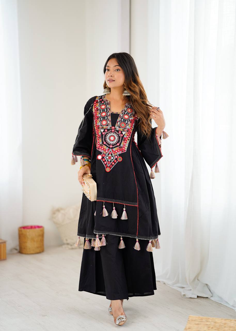 2-Piece Stylish Ensemble: Includes a well-fitted top and coordinated bottom