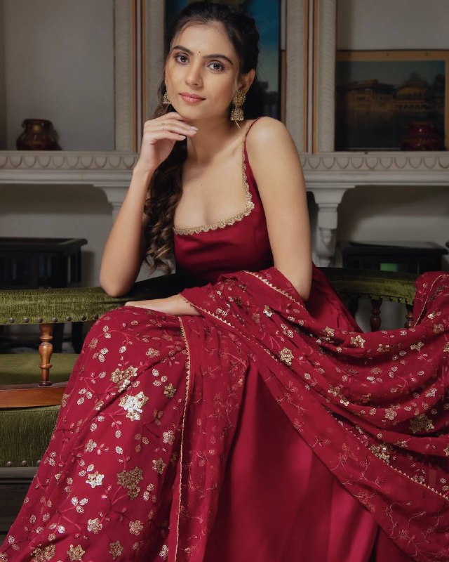 New Designer Party Wear Look Gown With Bottom and Dupatta