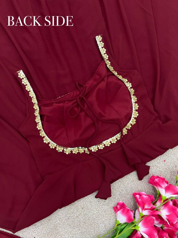 New Designer Party Wear Look Gown With Bottom and Dupatta