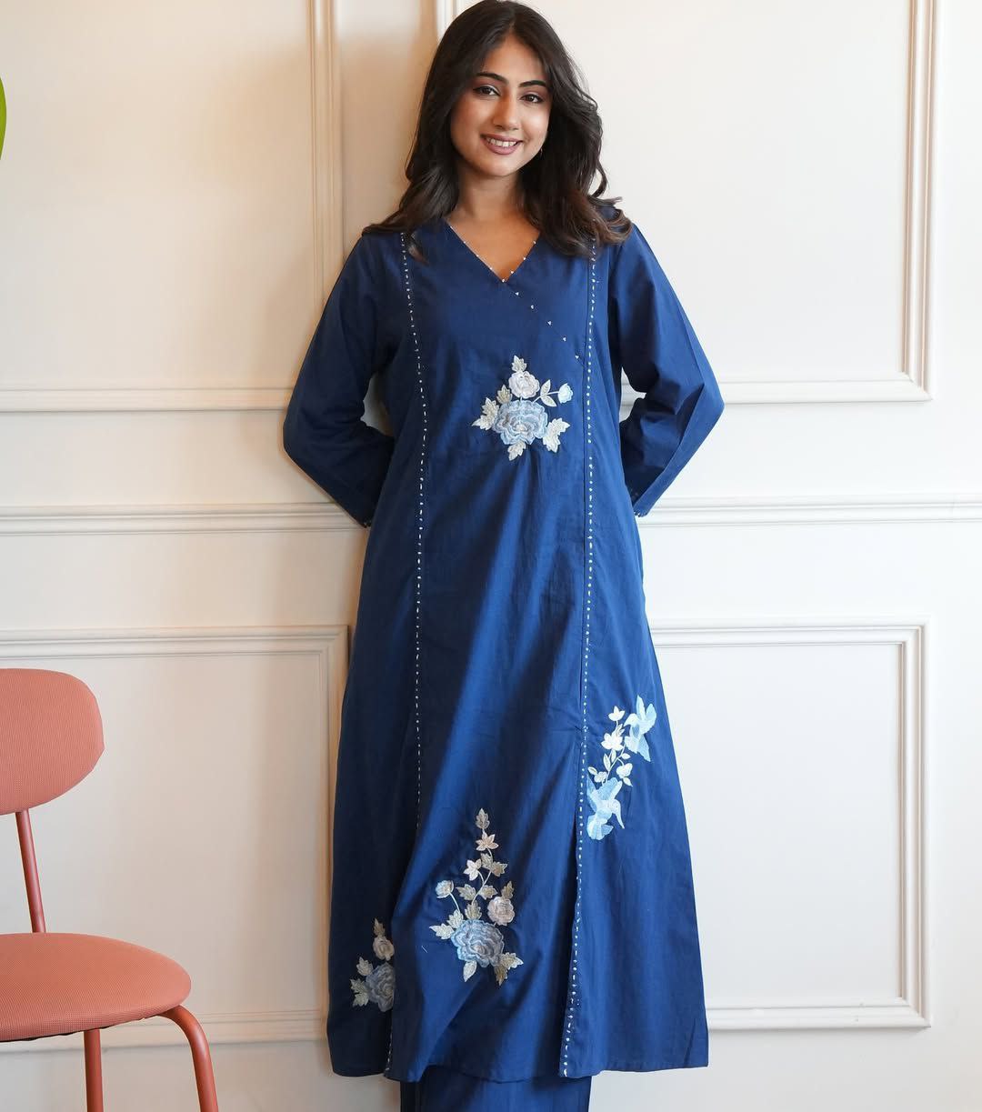 Pure South Cotton Top with pent beautifully decorated designs