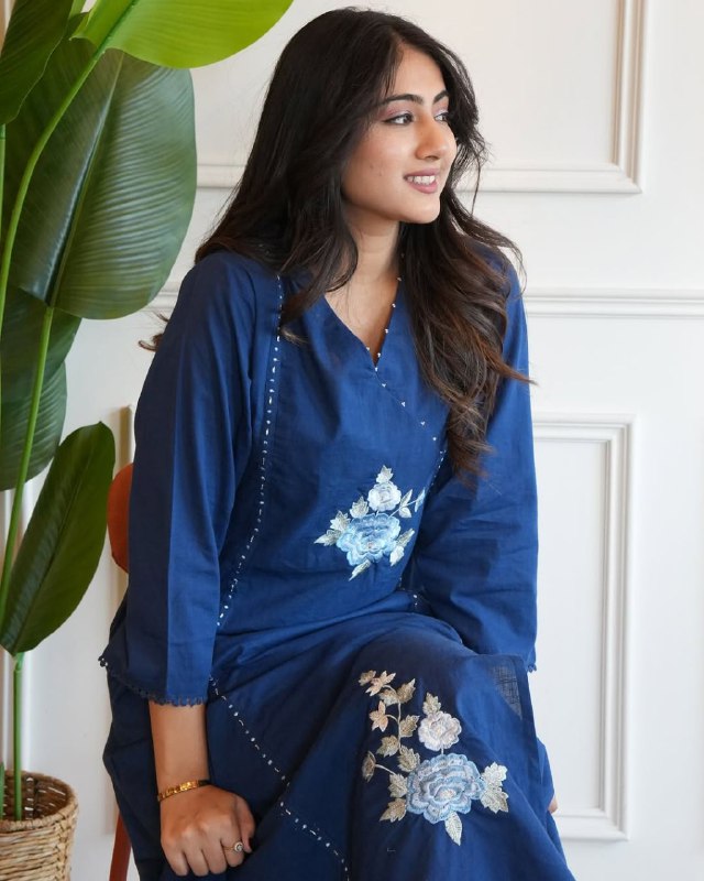 Pure South Cotton Top with pent beautifully decorated designs