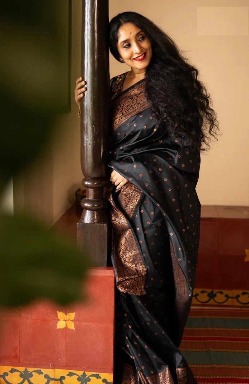 New Effective Banarasi Soft Silk Saree