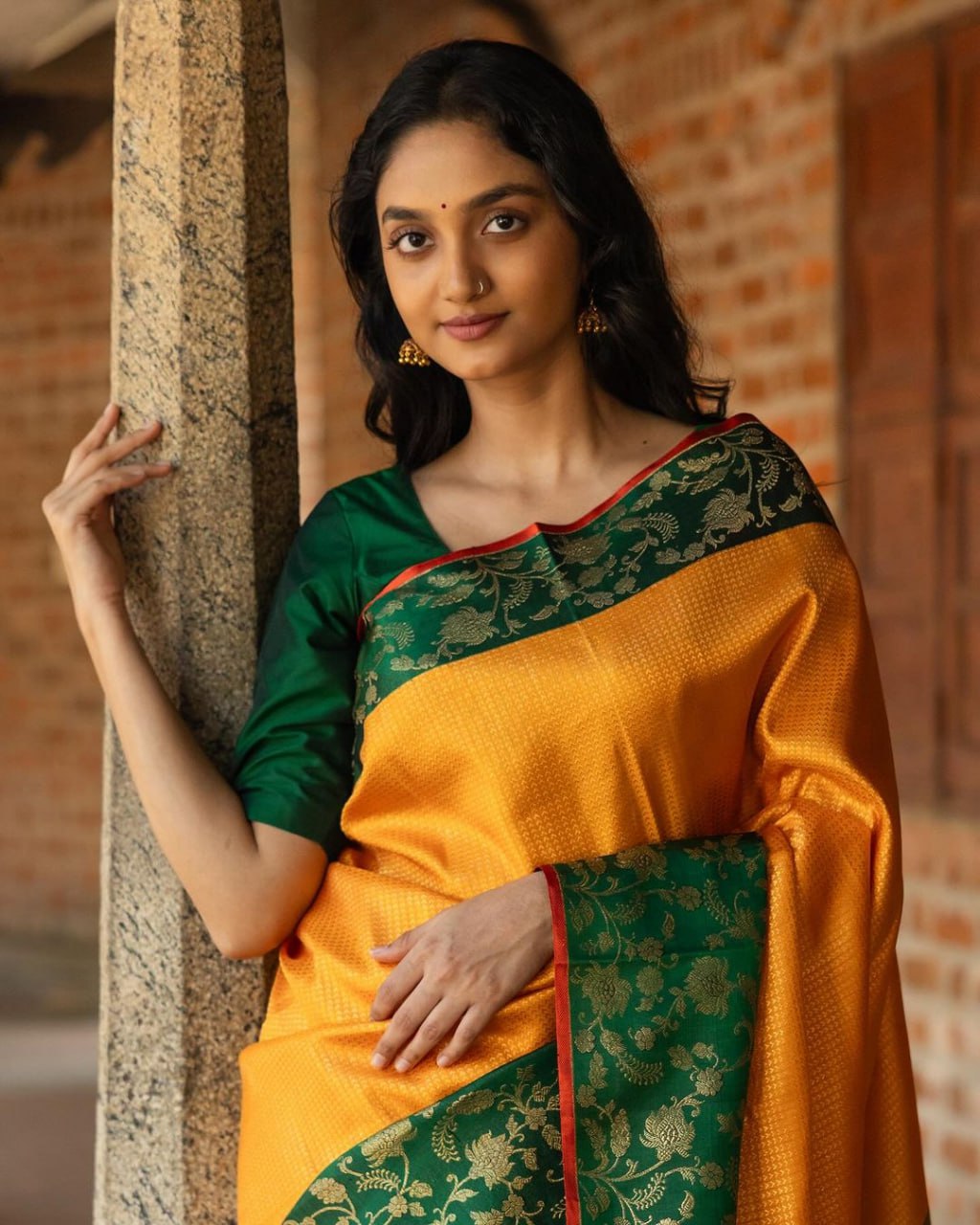 Elegnet And Classy Banarasi Soft Silk Saree