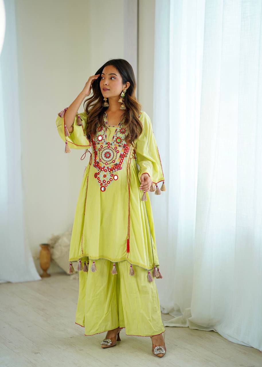 2-Piece Stylish Ensemble: Includes a well-fitted top and coordinated bottom