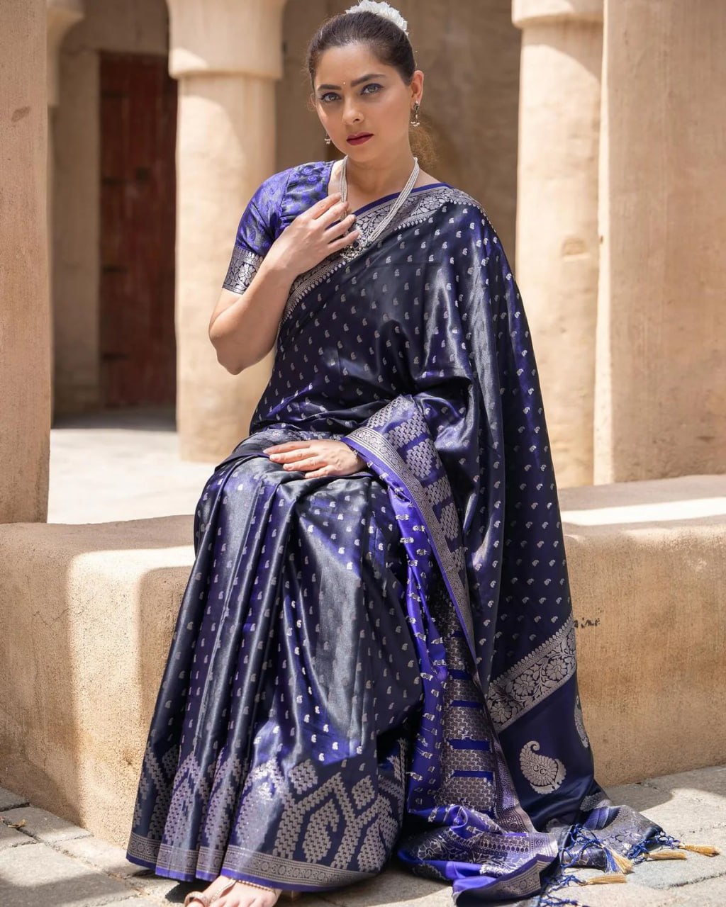 Authentic Banarasi Soft Silk Saree