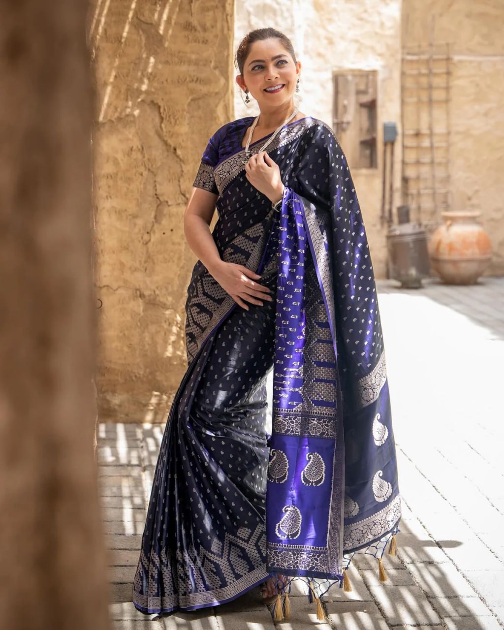 Authentic Banarasi Soft Silk Saree