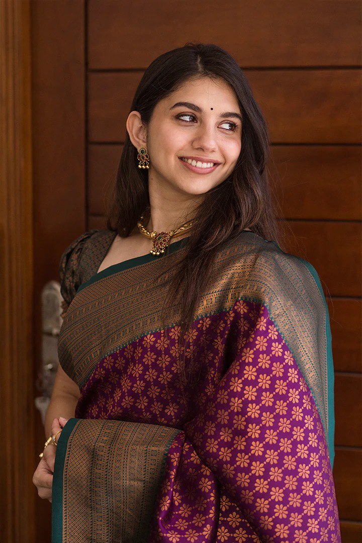Beautiful Design Banarasi Soft Silk Saree