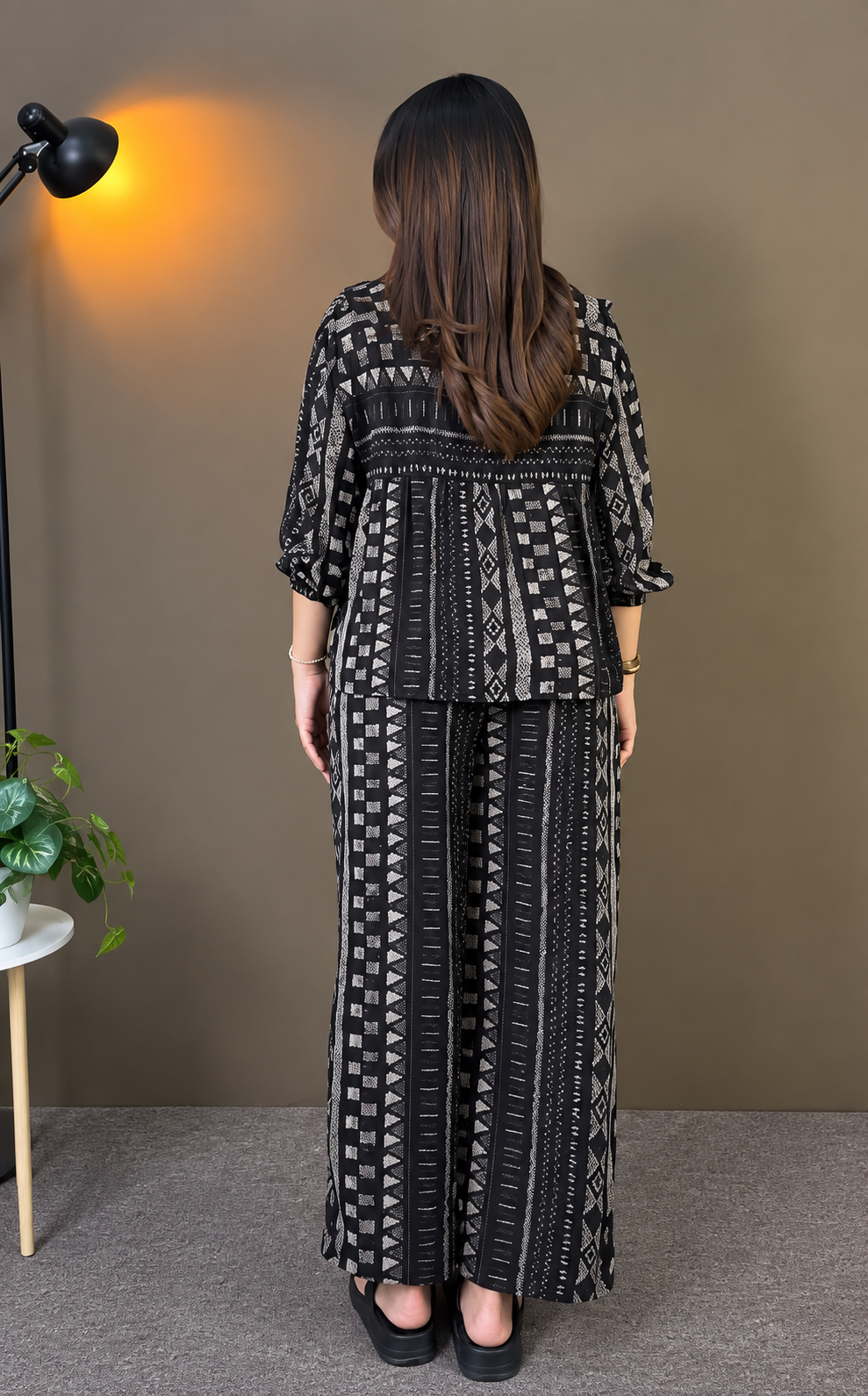 Ebony Geometry Co-ord Set