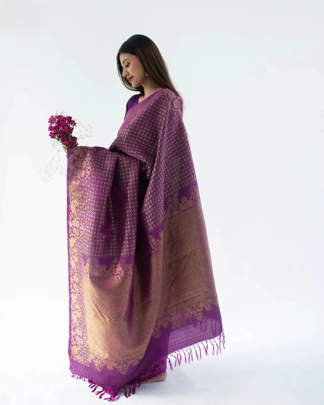 Lovely Design Banarasi Soft Silk Saree