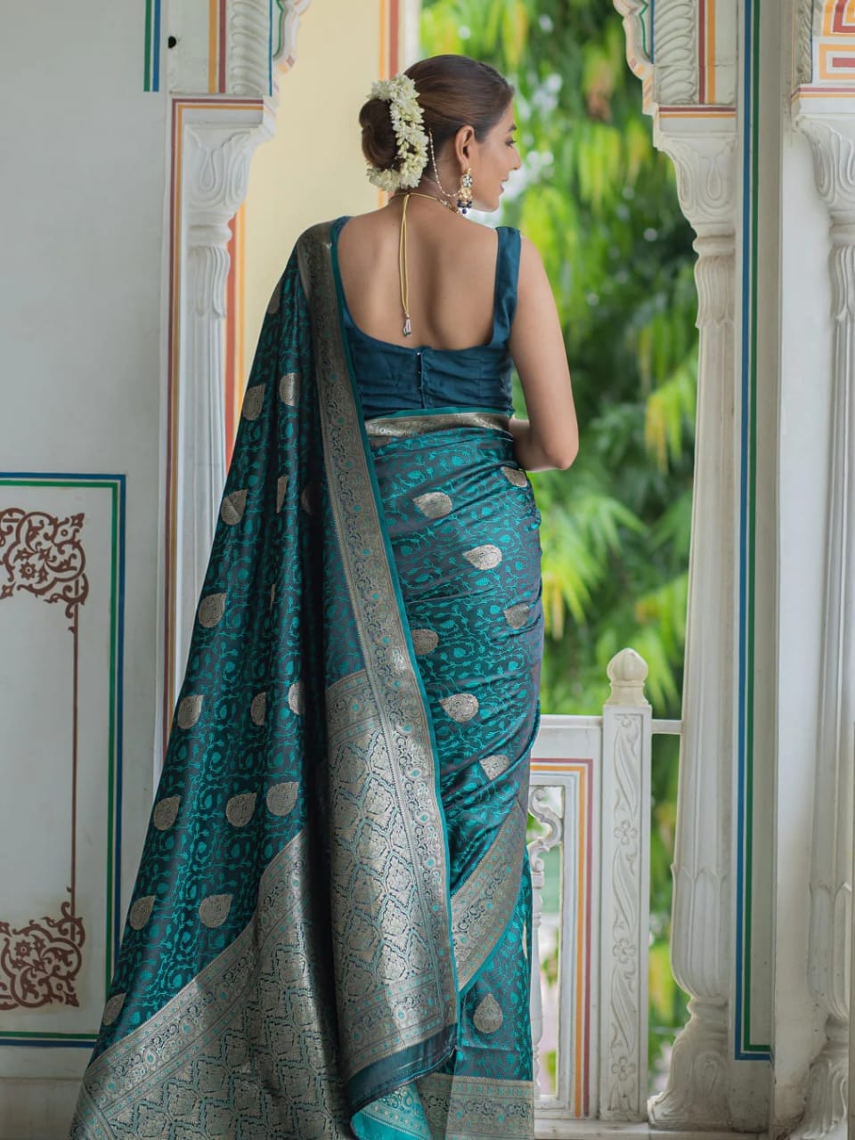 Kolkata Pure Banarasi Soft Silk Saree