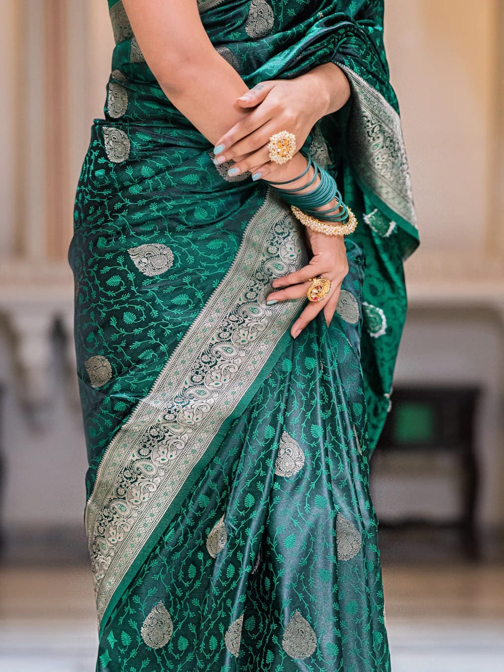 Kolkata Pure Banarasi Soft Silk Saree