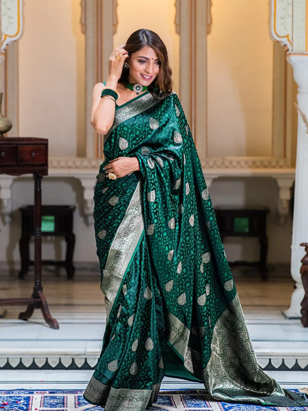 Kolkata Pure Banarasi Soft Silk Saree