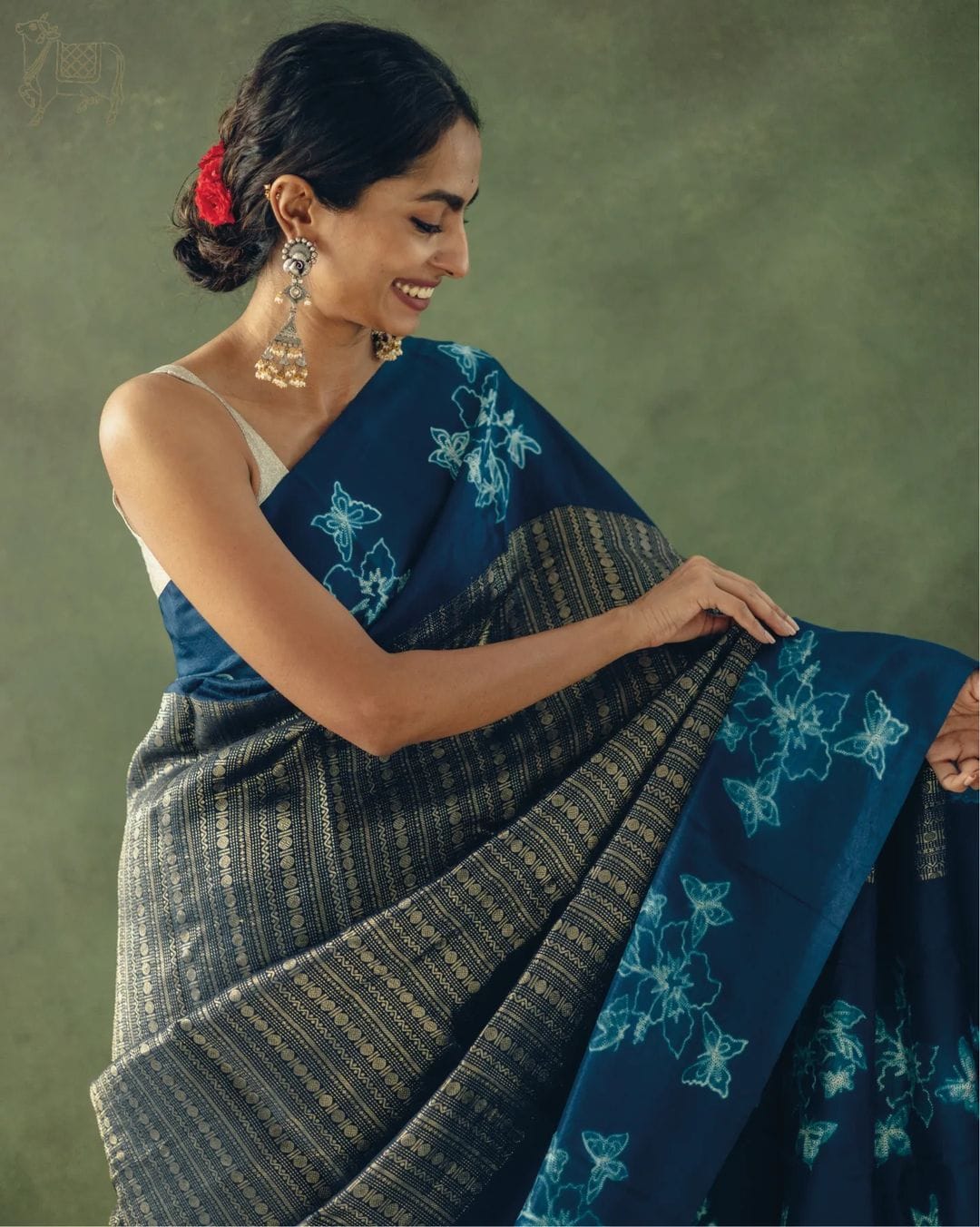 Asthetic Design Pure Banarasi Soft Silk Saree