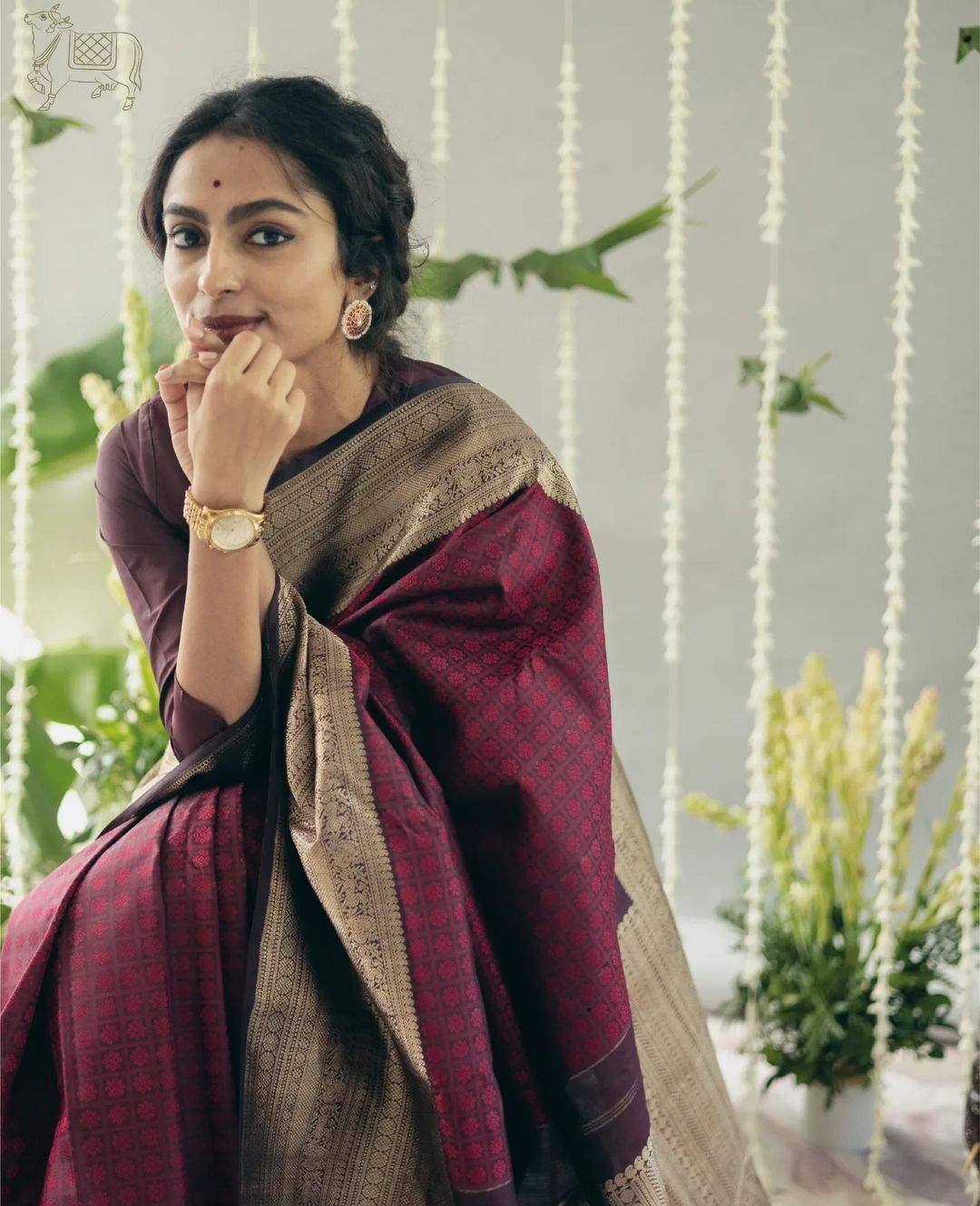 Indian Culture Pure Banarasi Soft Silk Saree