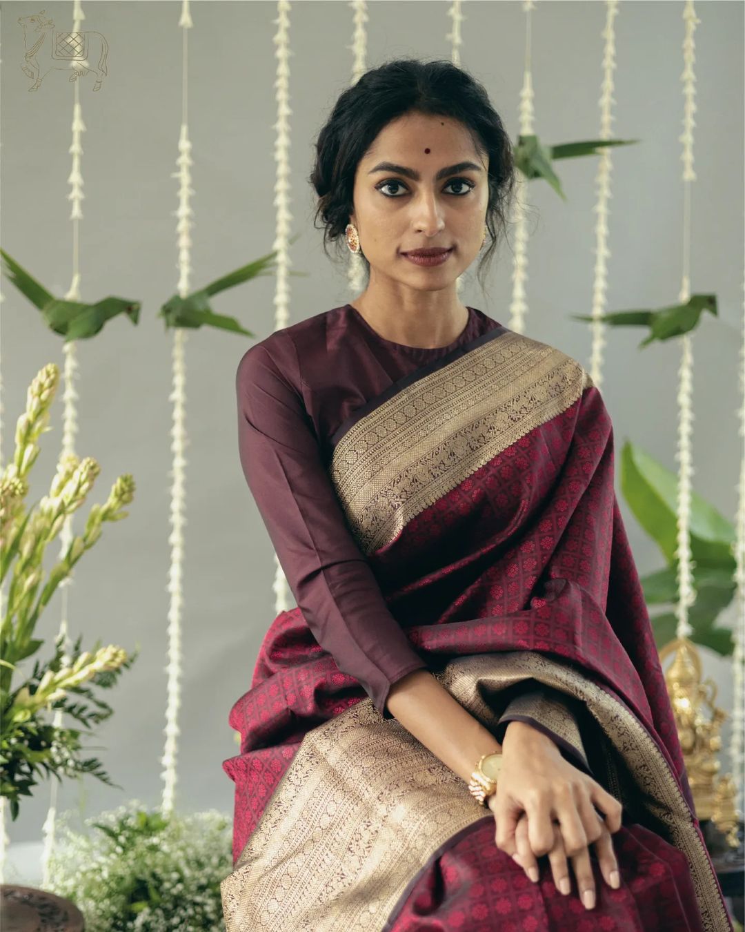 Indian Culture Pure Banarasi Soft Silk Saree