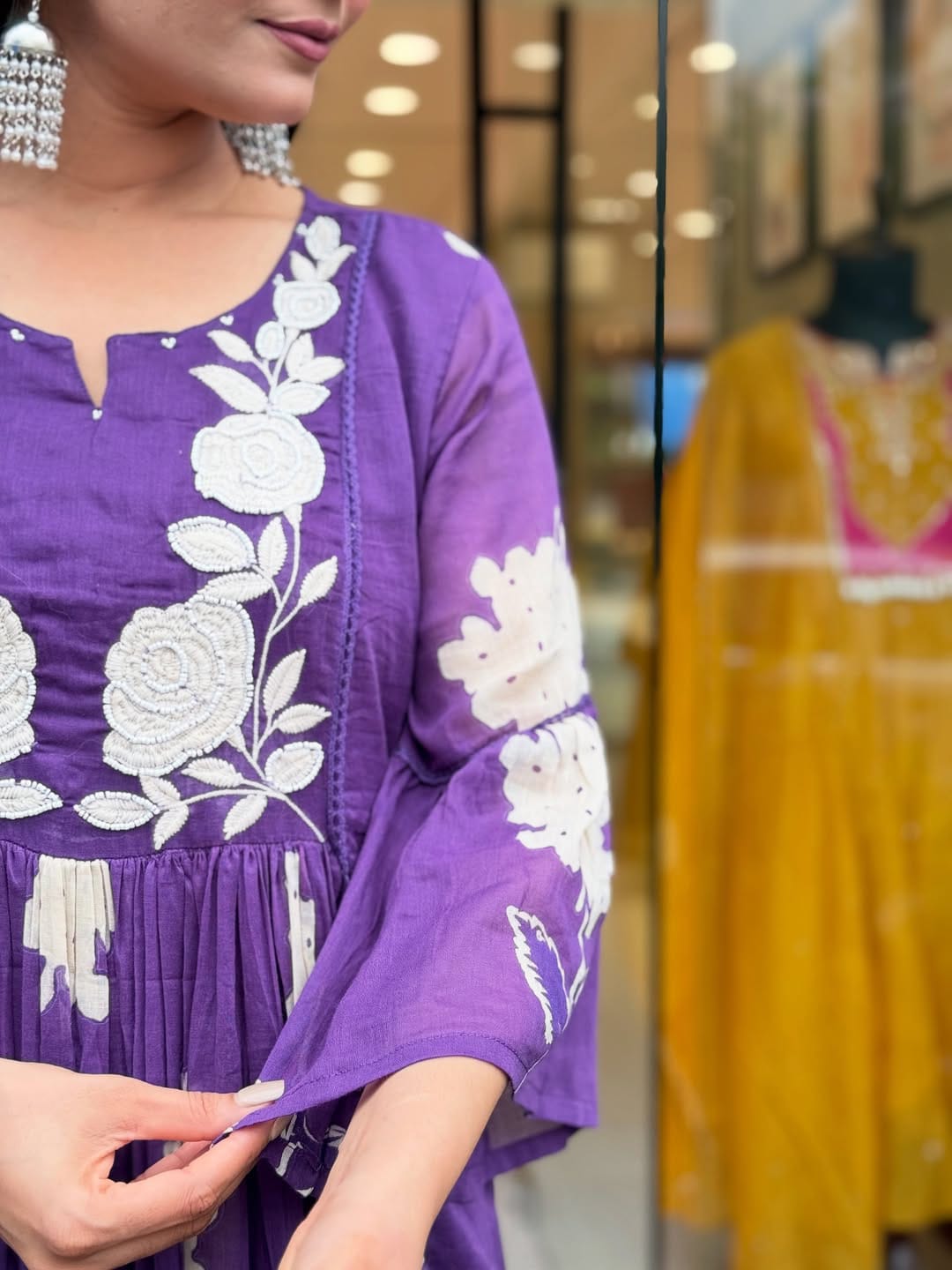 Bold & Beautiful: Magenta Silk Ensemble for a Statement Look