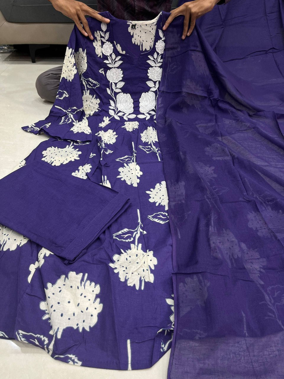 Bold & Beautiful: Magenta Silk Ensemble for a Statement Look