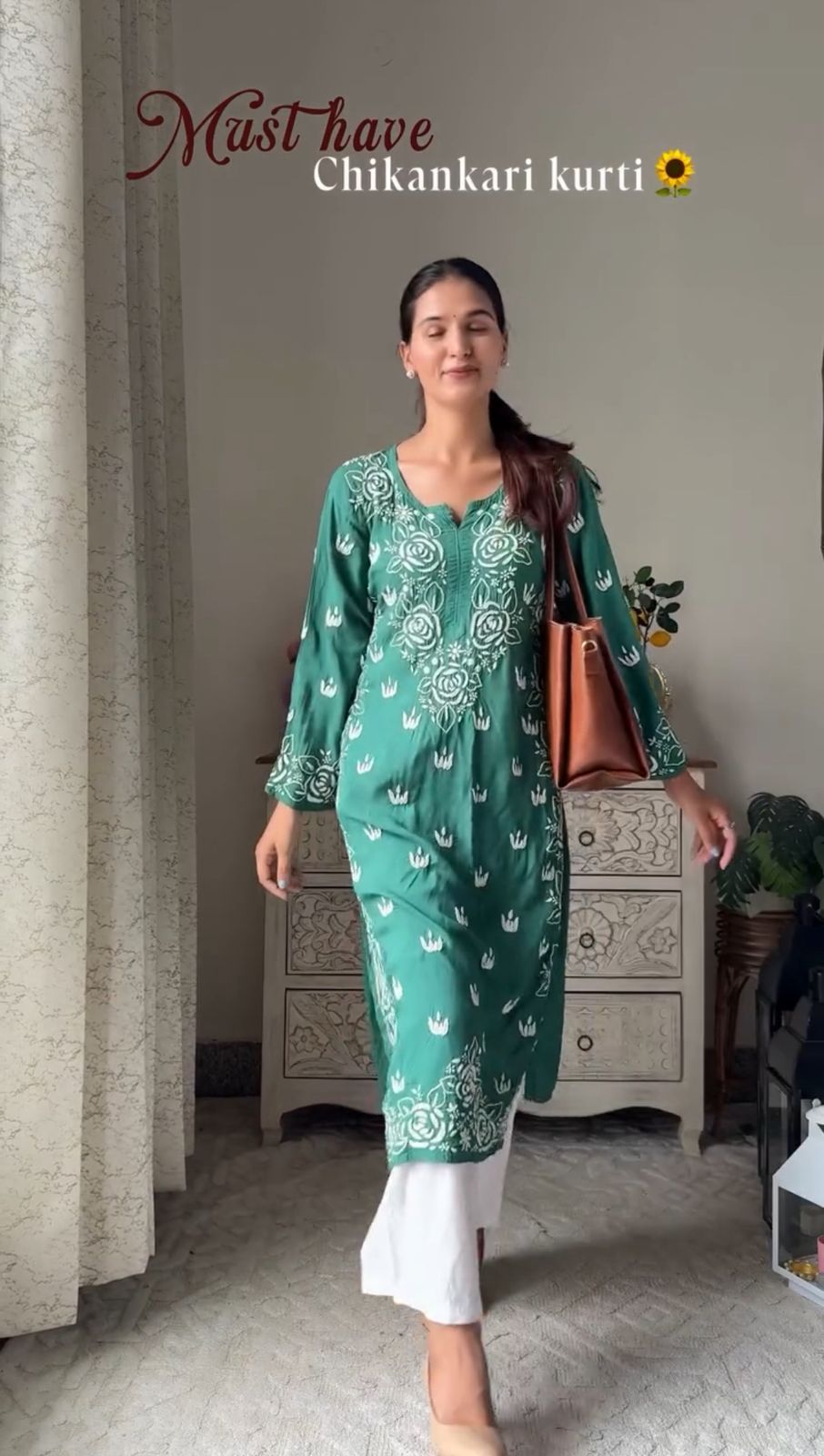 EXCLUSIVE AND COMFORTABLE KURTA PLAZZO PAIR