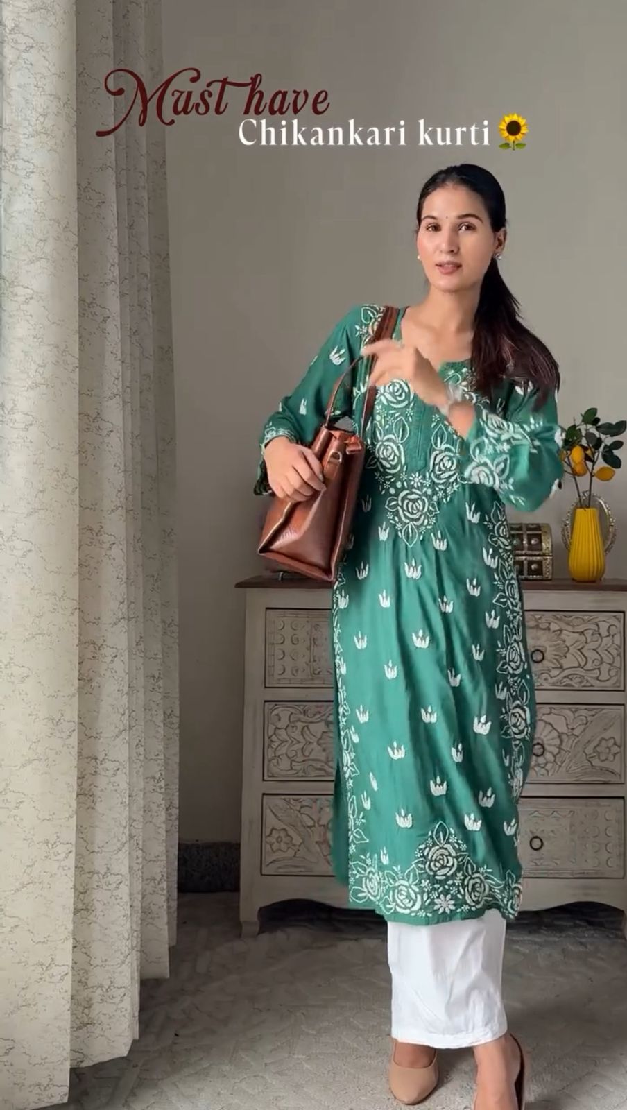 EXCLUSIVE AND COMFORTABLE KURTA PLAZZO PAIR