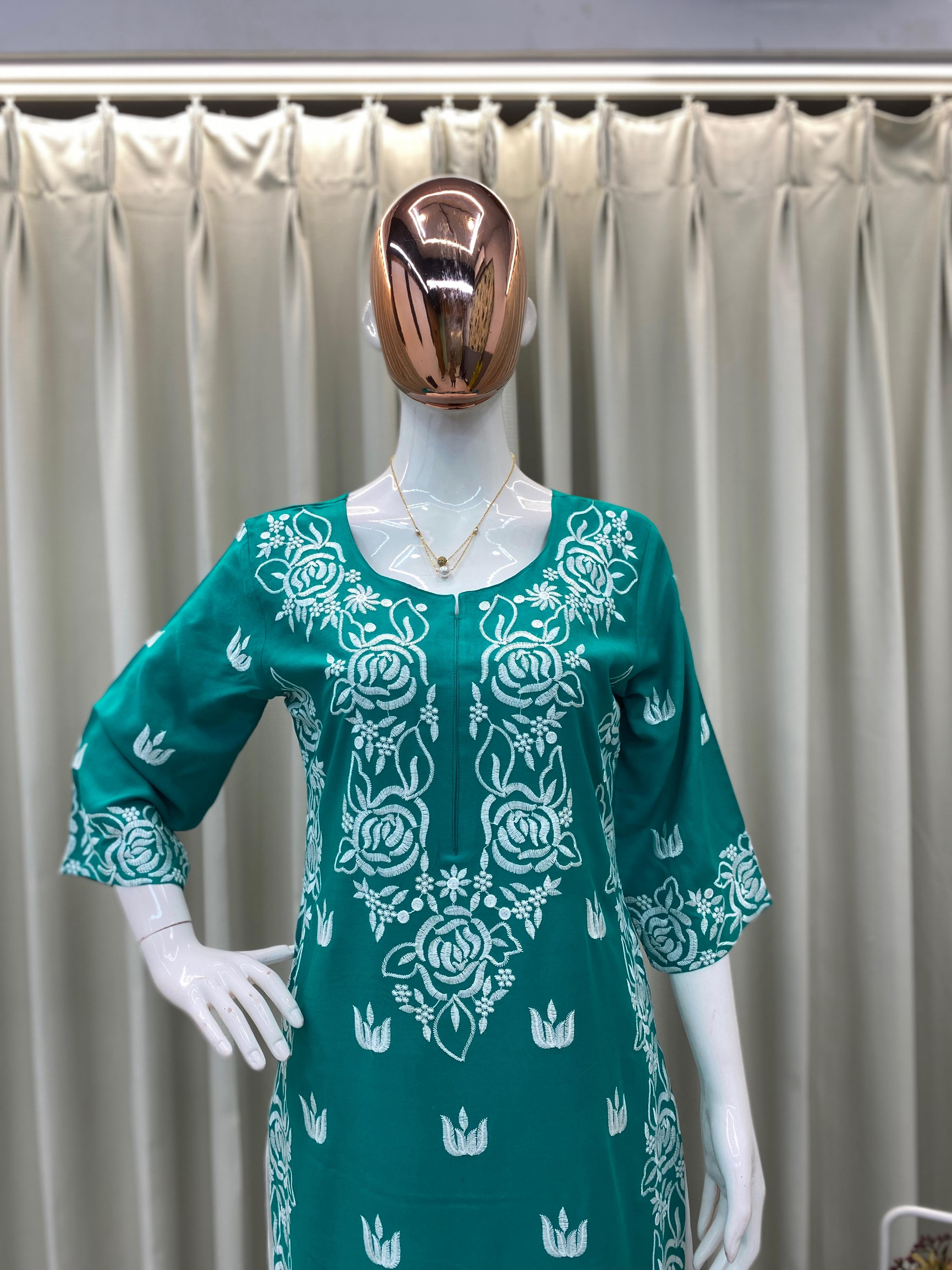 EXCLUSIVE AND COMFORTABLE KURTA PLAZZO PAIR