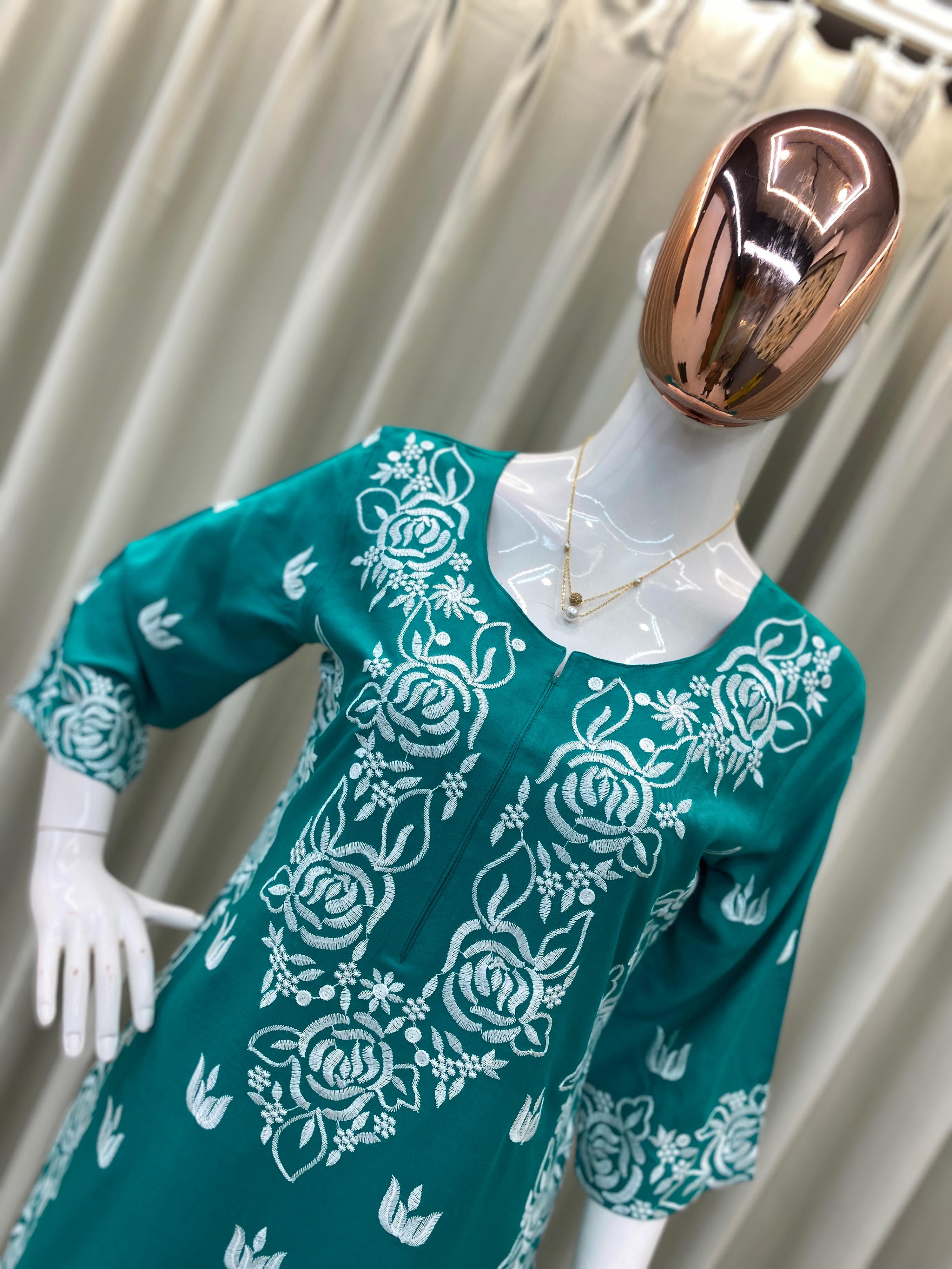 EXCLUSIVE AND COMFORTABLE KURTA PLAZZO PAIR