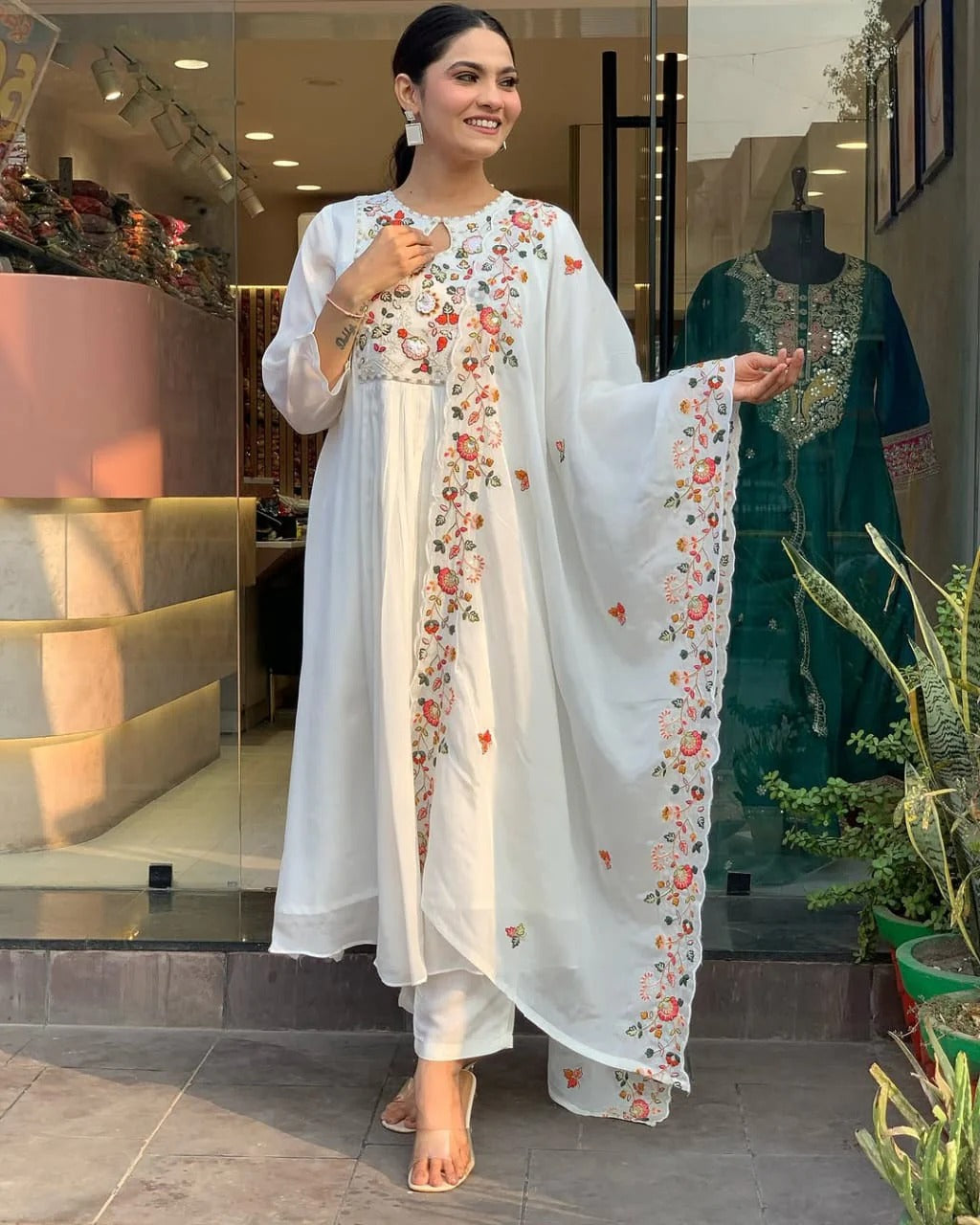 Minimalist Charm: Elegant Cream Kurta for Effortless Everyday Style