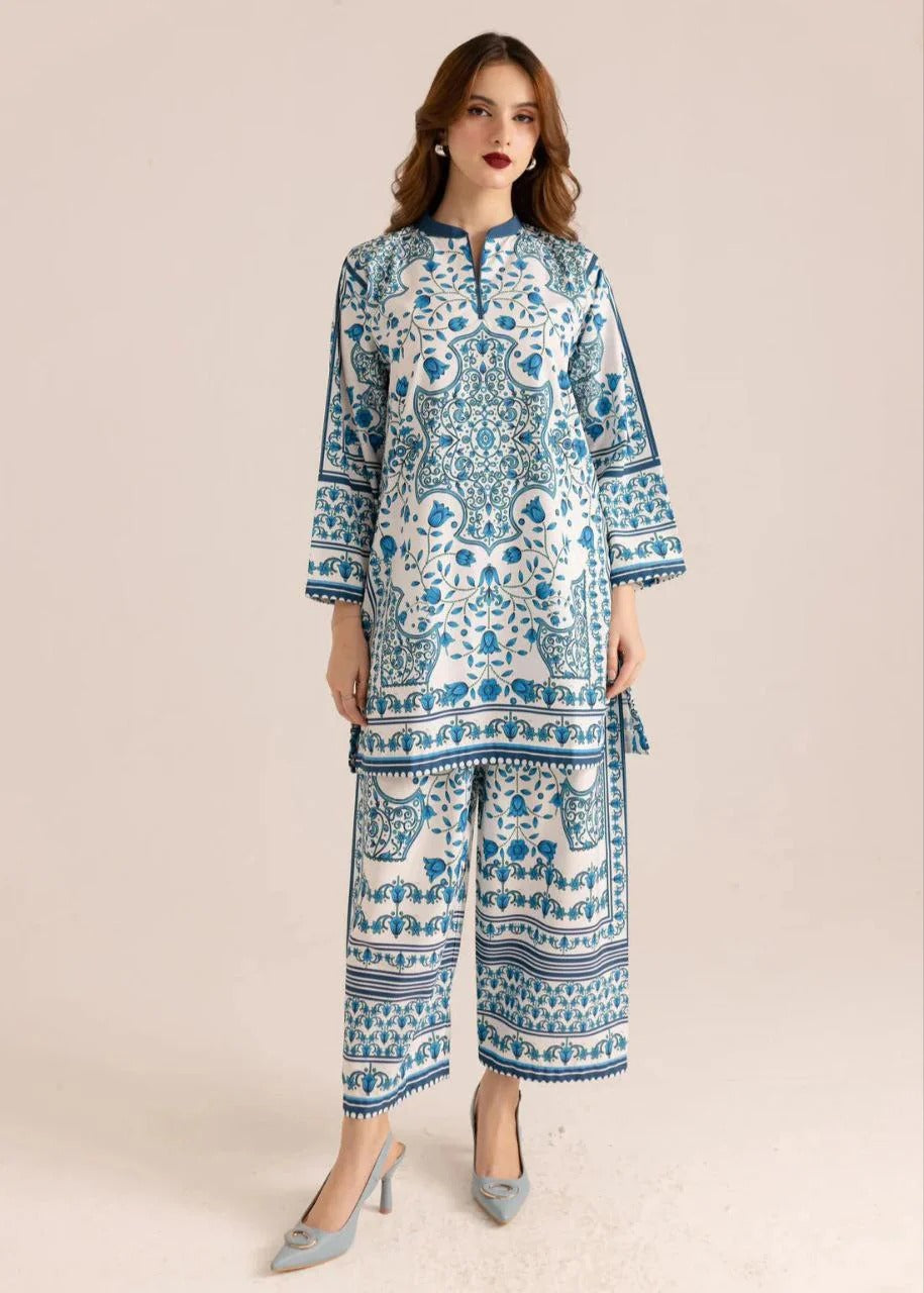 SLIENT PRINTED Serene Bloom Co-ords Set