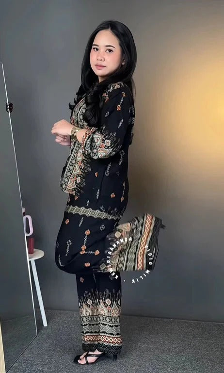 Modern Royal Ethnic Co-Ord Set