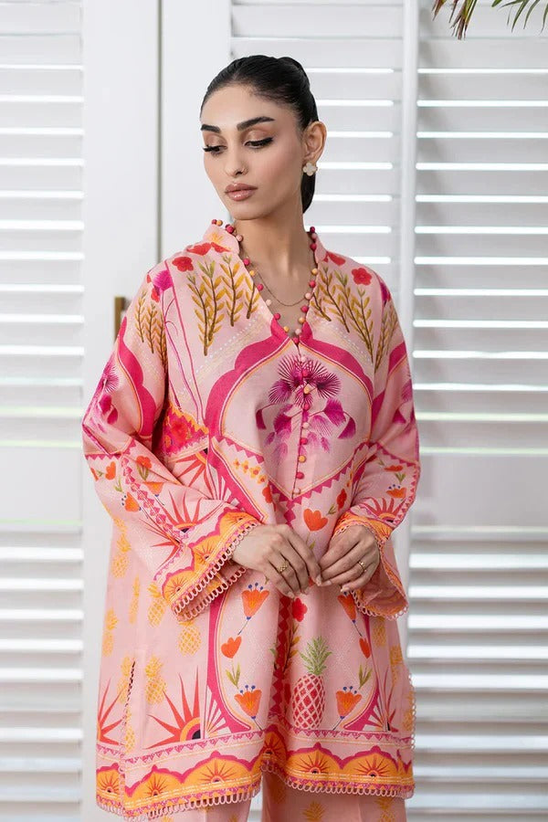Elegant Digital Muslin Co-ord Set