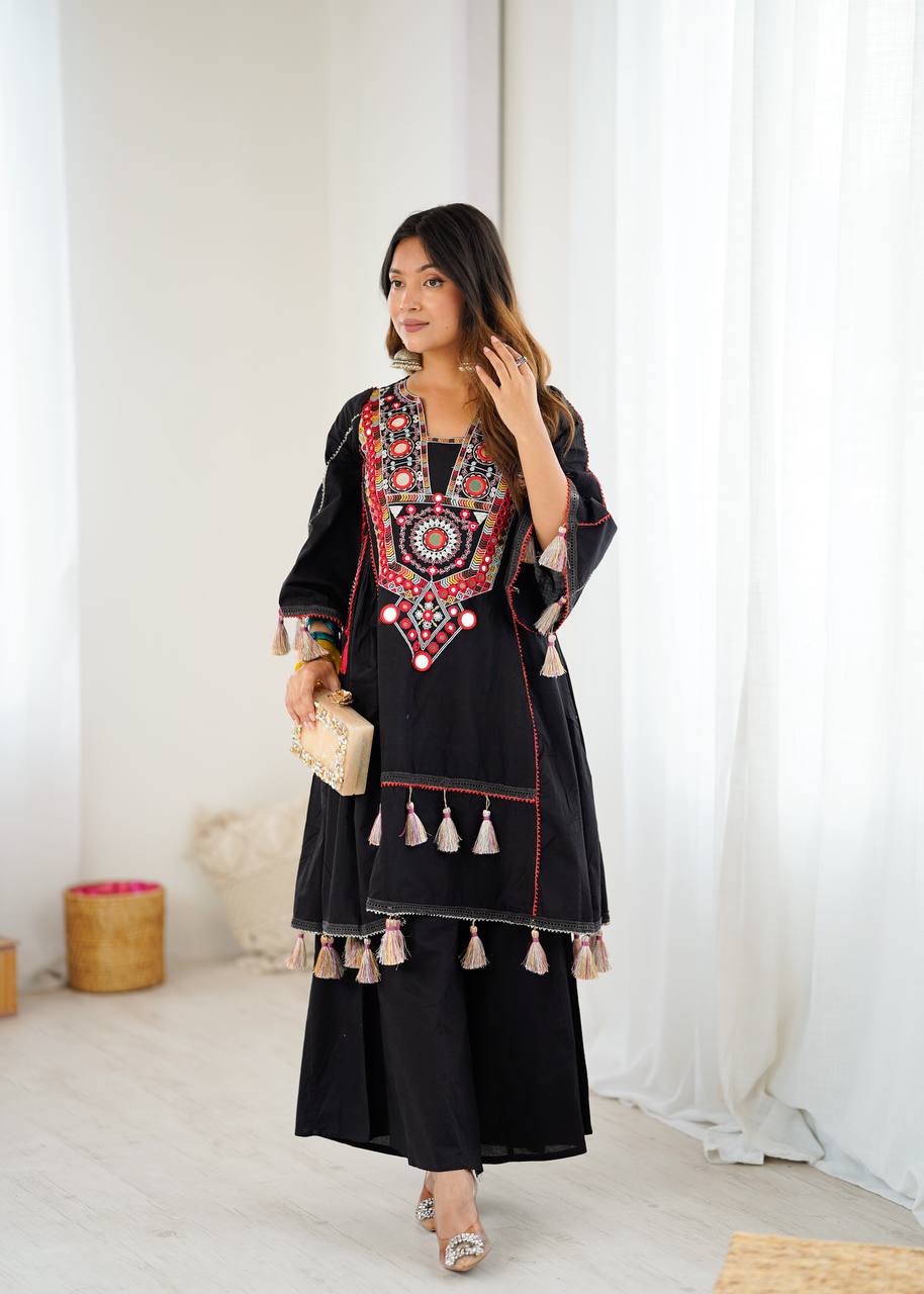 2-Piece Stylish Ensemble: Includes a well-fitted top and coordinated bottom