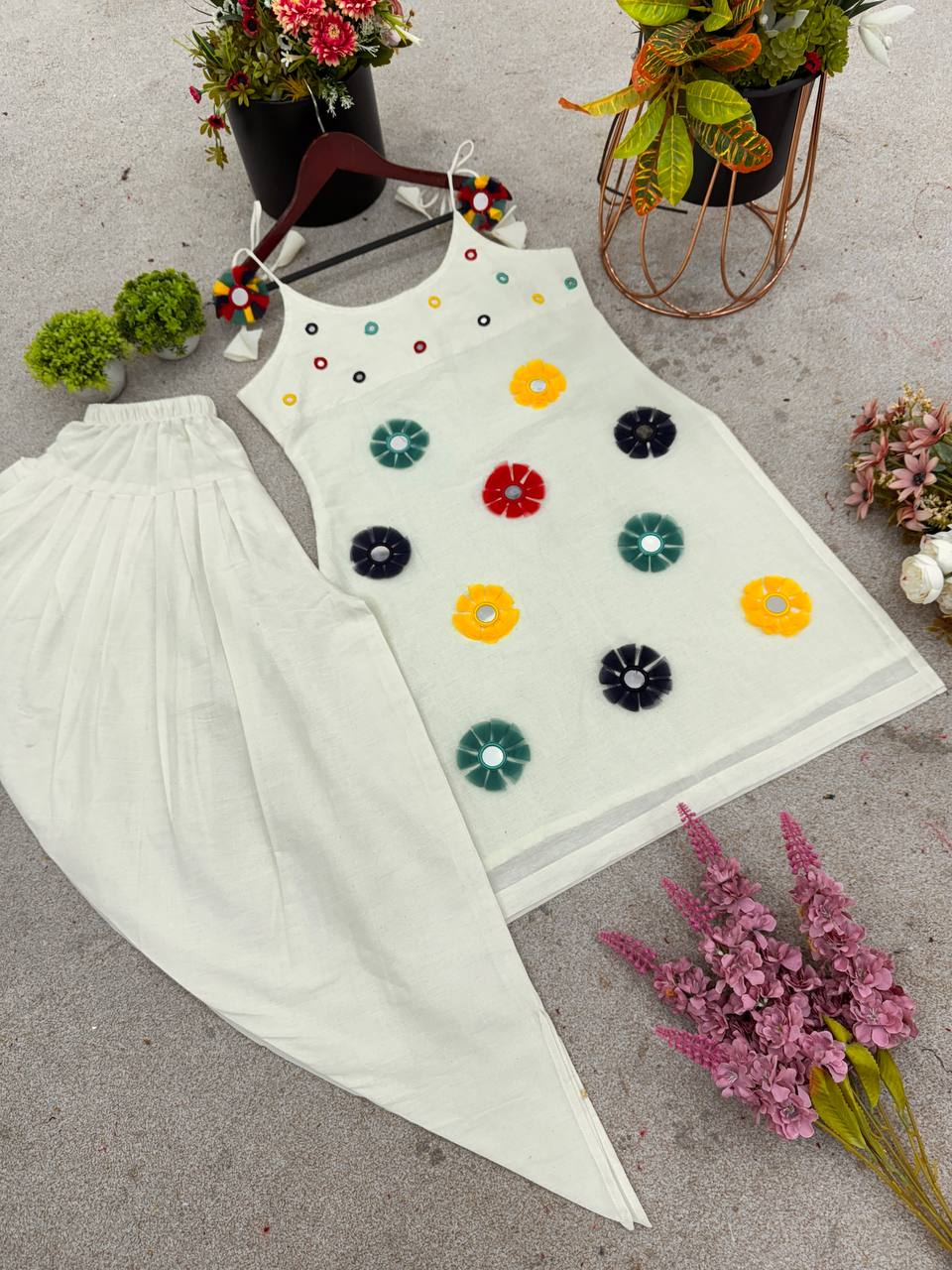 Stylish Ensemble: Includes a well-fitted top and coordinated bottom