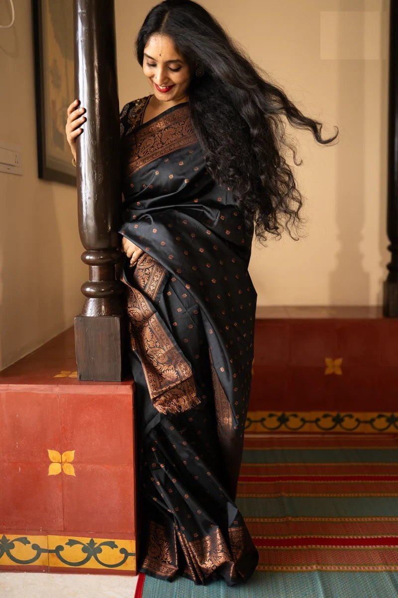 New Effective Banarasi Soft Silk Saree