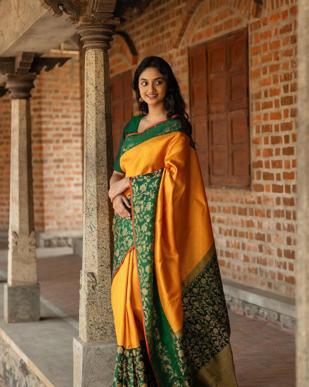 Elegnet And Classy Banarasi Soft Silk Saree