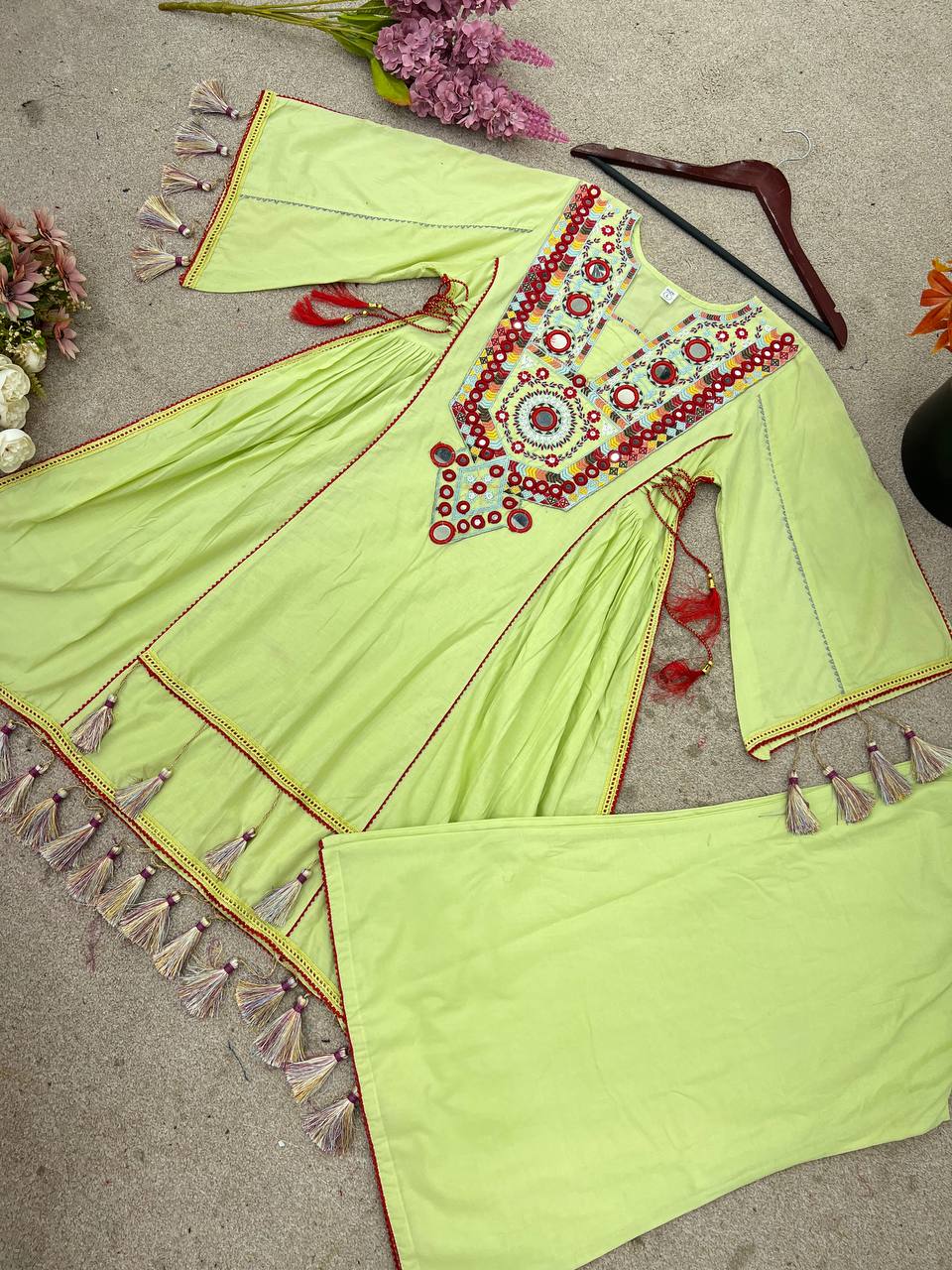 2-Piece Stylish Ensemble: Includes a well-fitted top and coordinated bottom