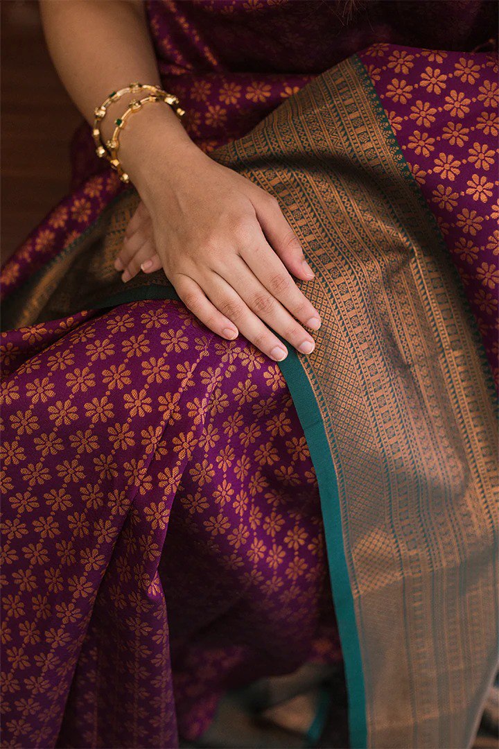 Beautiful Design Banarasi Soft Silk Saree