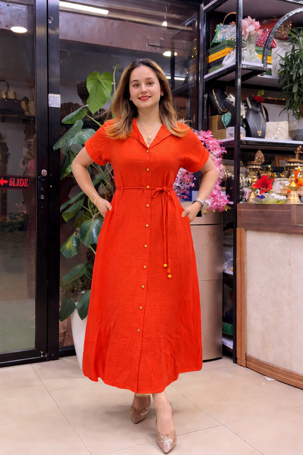 Designer Rayon Casual Wear Dress