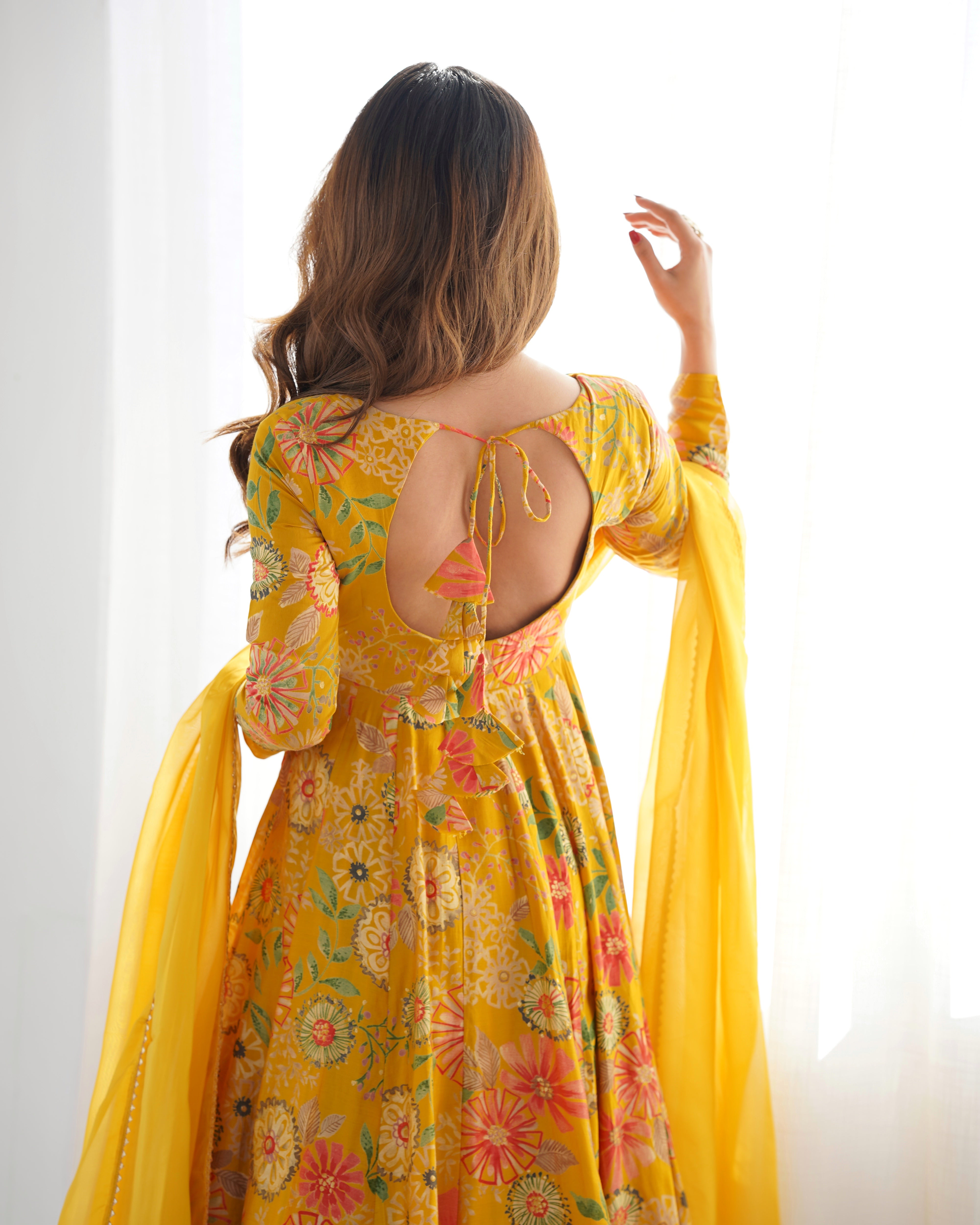 Beautiful Floral Design And Super Kurta Set