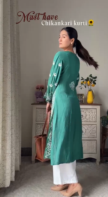 EXCLUSIVE AND COMFORTABLE KURTA PLAZZO PAIR