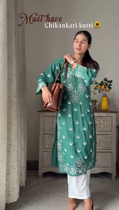 EXCLUSIVE AND COMFORTABLE KURTA PLAZZO PAIR