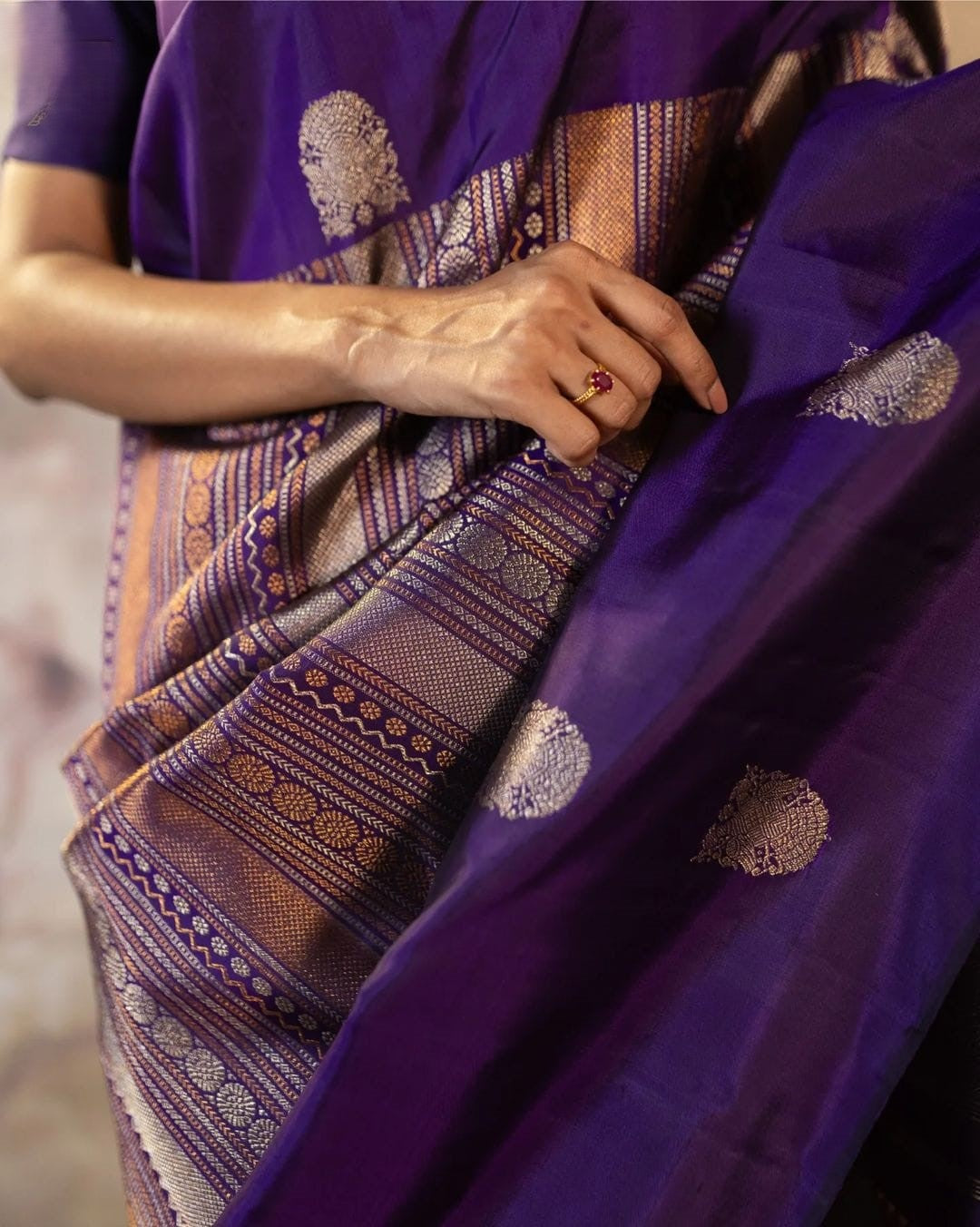 Fancy Heavy Banarasi Soft Silk Saree