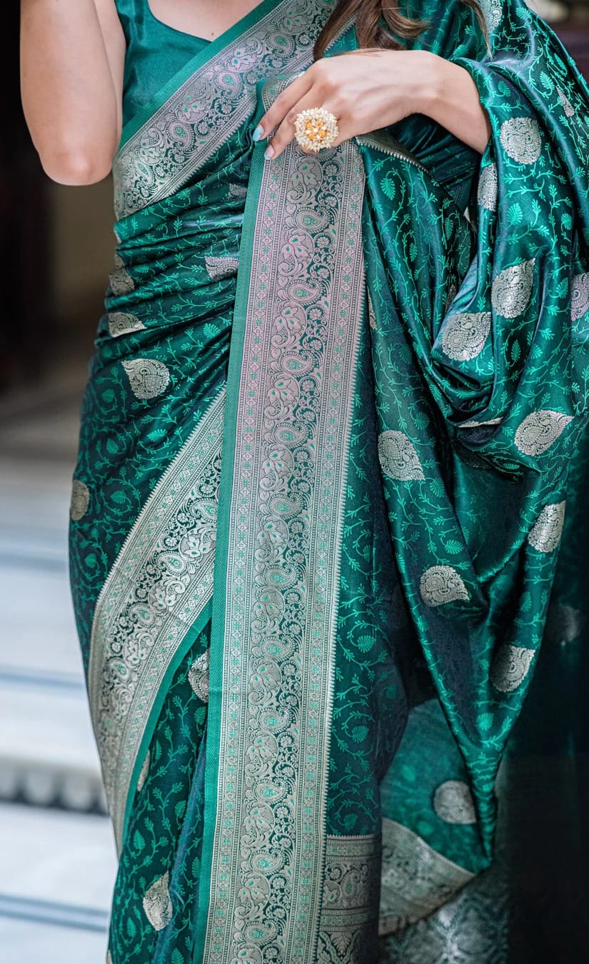 Kolkata Pure Banarasi Soft Silk Saree