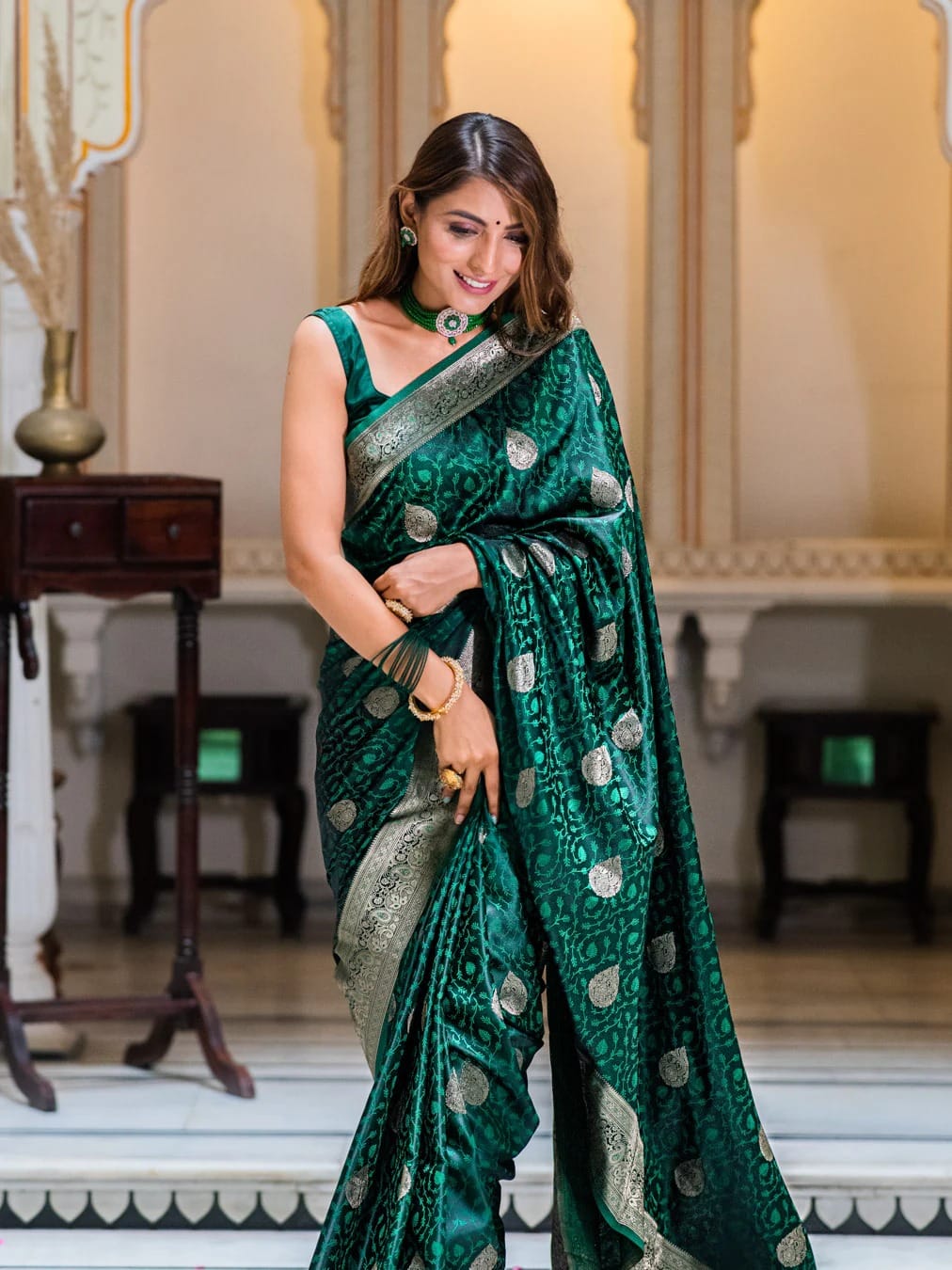 Kolkata Pure Banarasi Soft Silk Saree