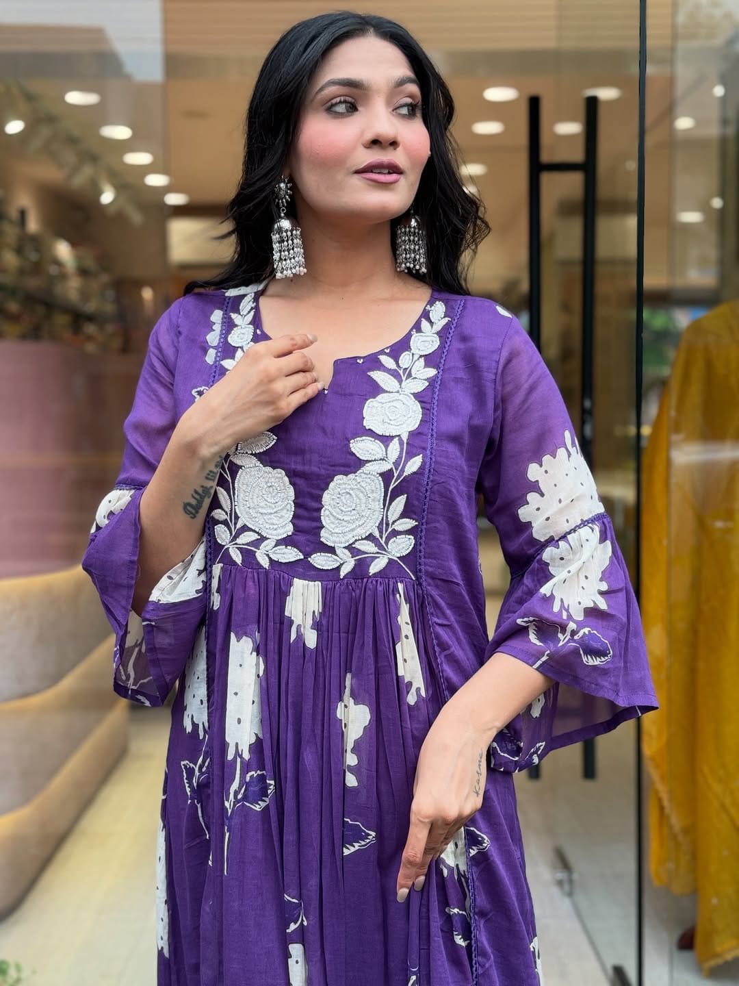 Bold & Beautiful: Magenta Silk Ensemble for a Statement Look