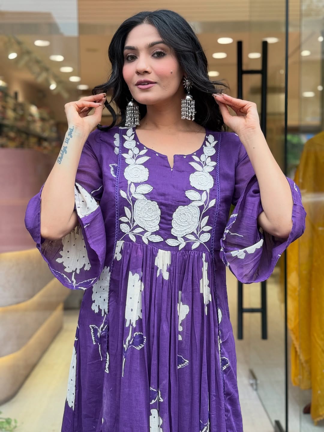 Bold & Beautiful: Magenta Silk Ensemble for a Statement Look