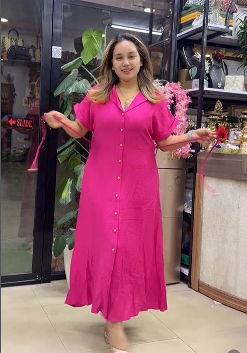 Designer Rayon Casual Wear Dress