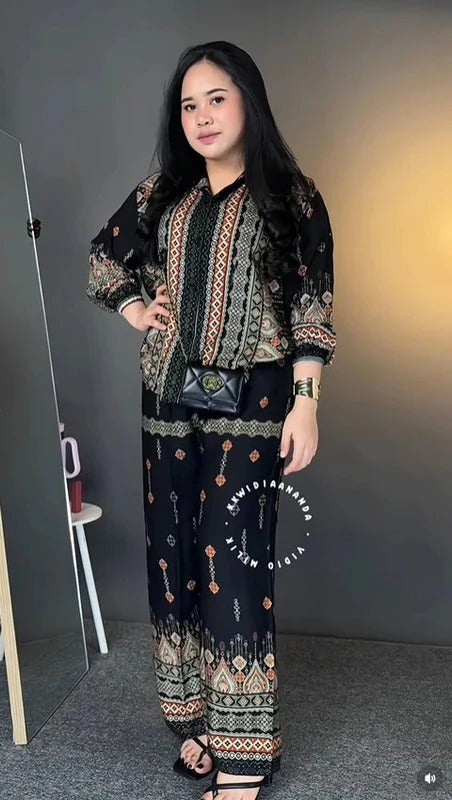 Modern Royal Ethnic Co-Ord Set