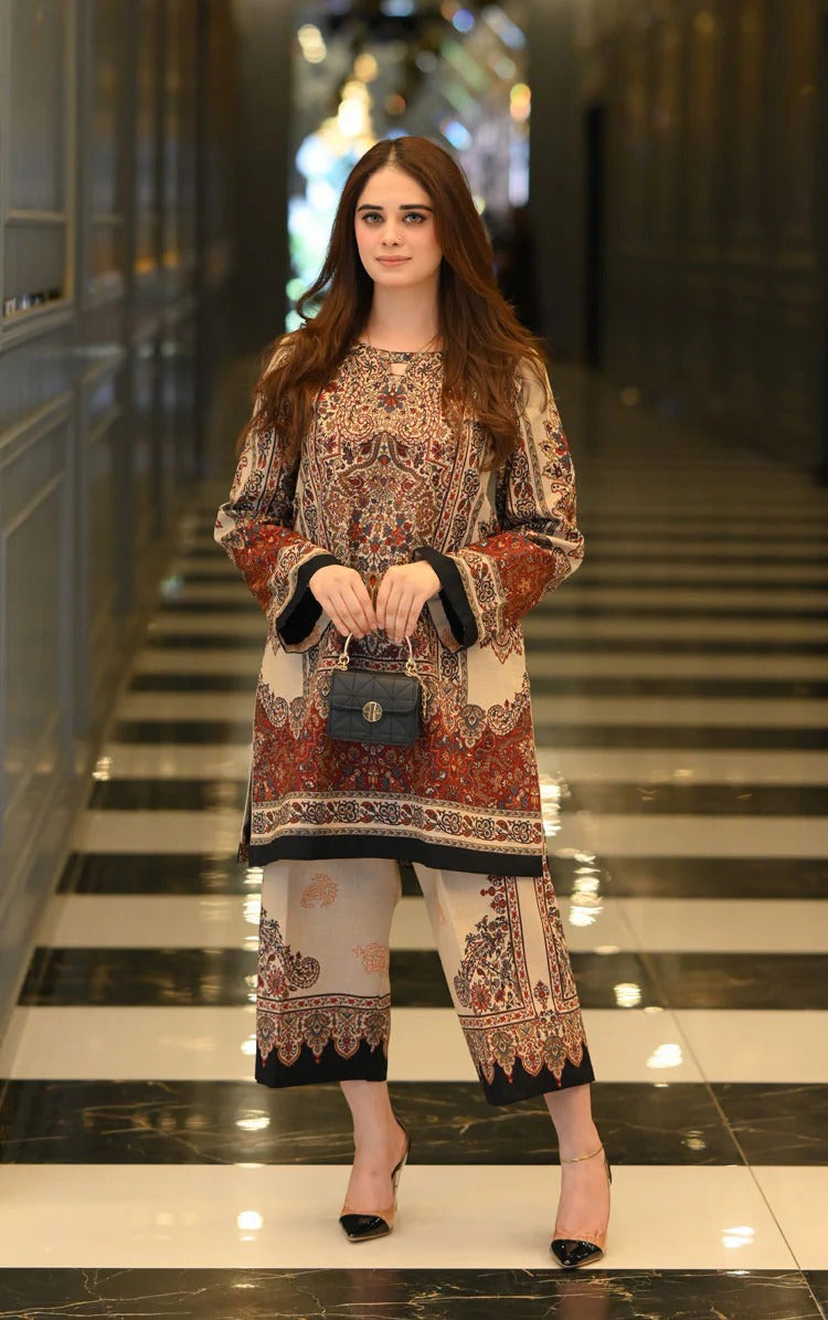 NEW COLORFUL PRINTED CO-ORD SET