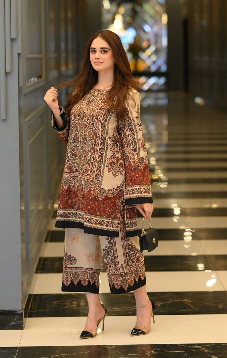 NEW COLORFUL PRINTED CO-ORD SET